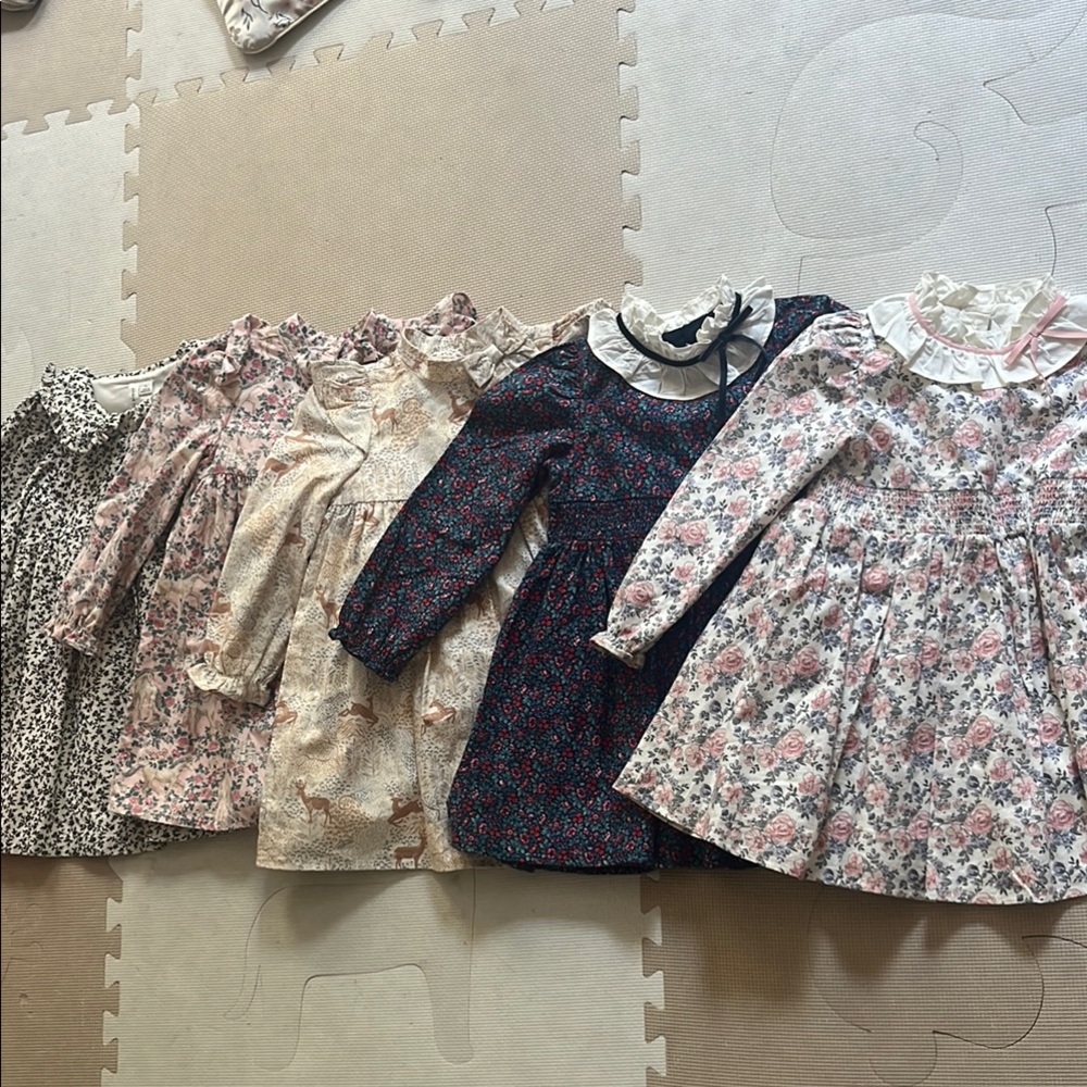 Bundle of 5 Long Sleeve Dresses